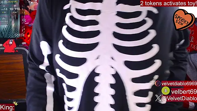 VelvetDiablo online show from October 22, 2025, 12:00 am