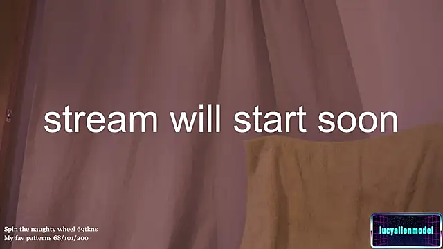 LucyAllenX online show from March 9, 2026, 4:44 pm