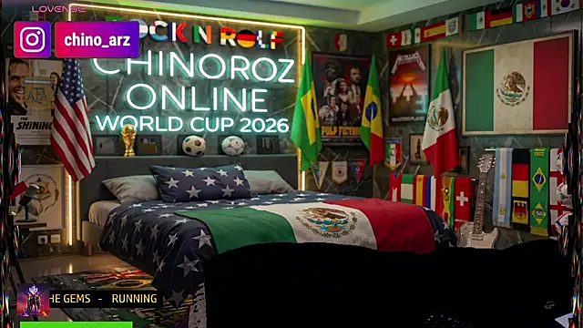 chino roz online show from July 3, 2026, 6:09 am