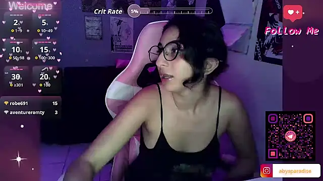 Abysparadise online show from June 3, 2026, 4:26 am