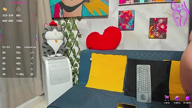 GabiMorgan online show from October 10, 2025, 9:14 pm