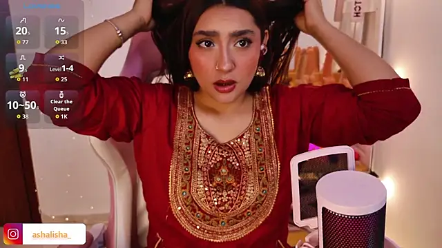 ashalisha online show from November 27, 2025, 1:57 pm