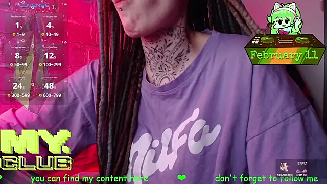 Witch Emma online show from February 11, 2026, 9:03 am