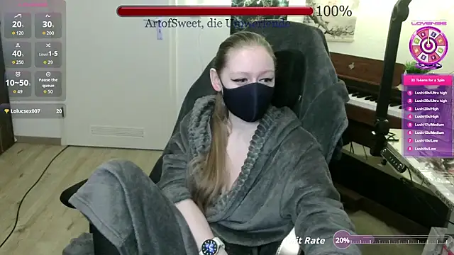 ArtofSweet online show from April 26, 2026, 6:27 pm