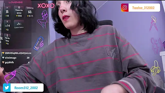 Snapshot of Room312_ chatting on January 2, 2025, 7:18 pm Room312 online show from January 2, 2025, 7:18 pm