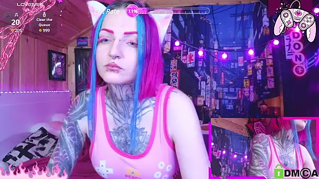 Snapshot of NekoCyber chatting on December 8, 2024, 12:40 am NekoCyber online show from December 8, 2024, 12:40 am