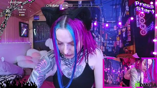 Snapshot of NekoCyber chatting on March 12, 2025, 8:08 am NekoCyber online show from March 12, 2025, 8:08 am