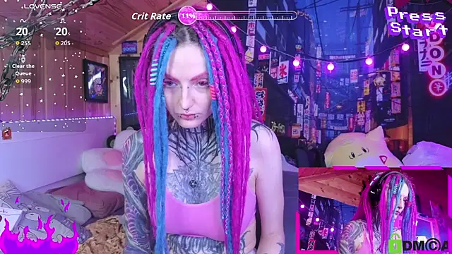 Snapshot of NekoCyber chatting on October 8, 2025, 4:54 am NekoCyber online show from October 8, 2025, 4:54 am