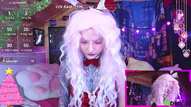 Snapshot of NekoCyber chatting on December 17, 2025, 5:24 am NekoCyber online show from December 17, 2025, 5:24 am