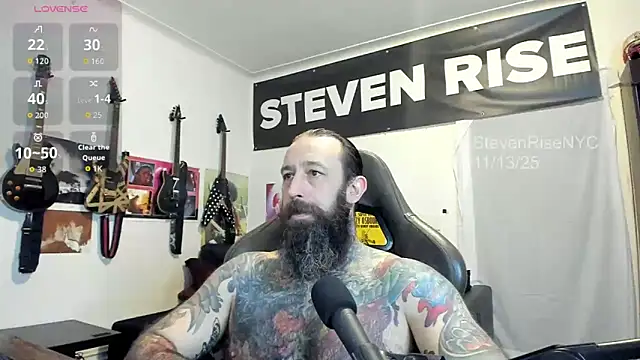 StevenRiseNYC online show from November 14, 2025, 1:37 am